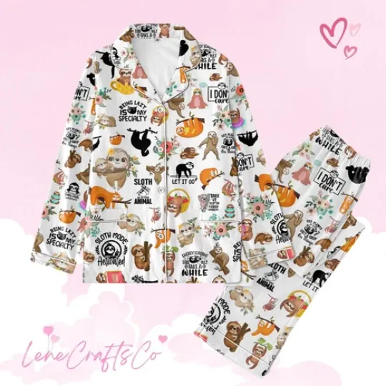 Discover Sloth Lover Pajamas, Animals Lover Pajamas Family
