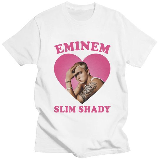 Discover Eminem Slim Shady Fashion Print T Shirt Men Women Aesthetic T-shirt