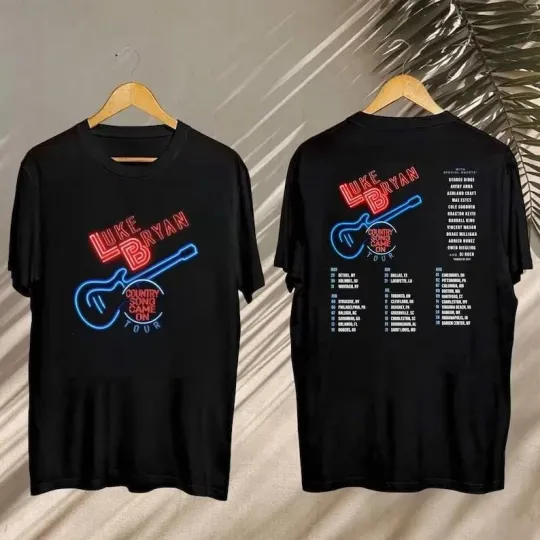 Discover Luke Bryan Country Song Came On Tour 2025 Shirt