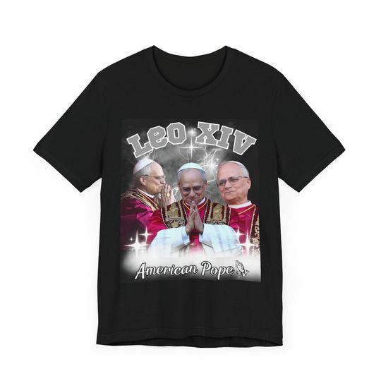 Discover Pope Leo XIV American Pope Shirt, Pope Leo Fan Shirt, Catholic Gift