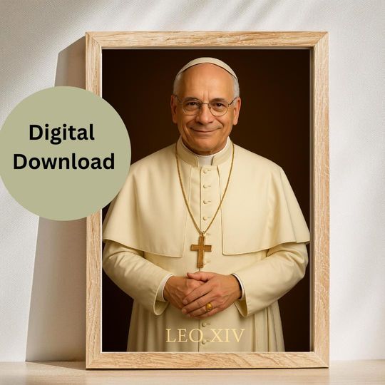 Discover Pope Leo XIV  Catholic Wall Art, Vatican Christian Poster