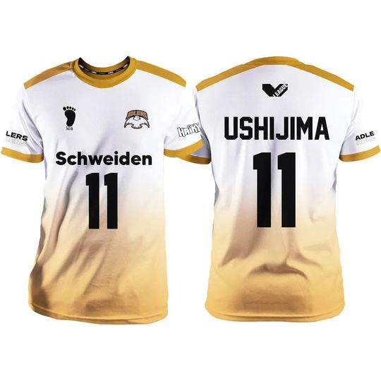 Discover Haiikyuu Adlers White Cartoon Anime Cosplay Men 3D T-shirts