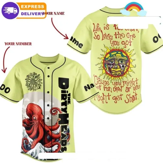 Discover The Dirty Heads Love Is Too Short Customized Baseball Jersey