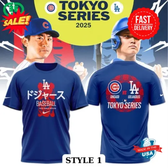 Discover HOT Tokyo Series Tour Los Angeles Dodger 2025 3D Shirt S-5XL