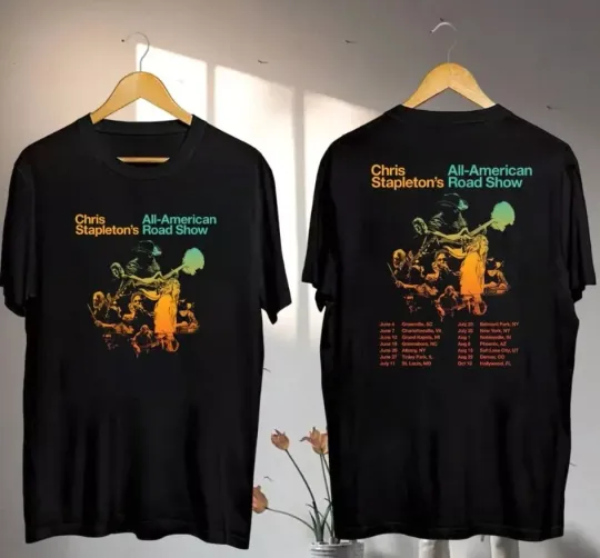 Discover Chris Stapleton 2025 Tour T-shirt