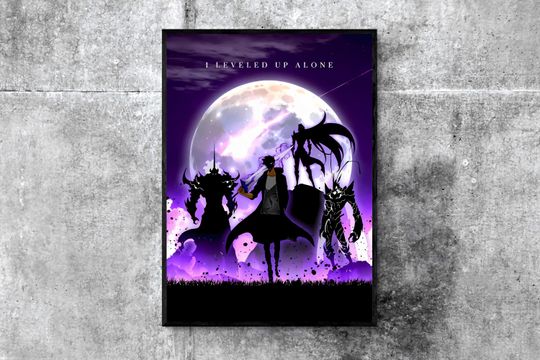 Discover Solo Leveling Print, Anime Wall Art, Manga Poster, Room Decor, Fan Gift, Home Decor, High-Quality Print, Art Gift, Anime Merch