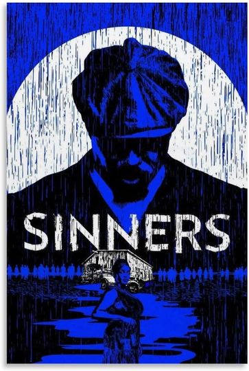 Discover Supernatural Horror 2025 Sinners Poster, Vintage Movie Poster