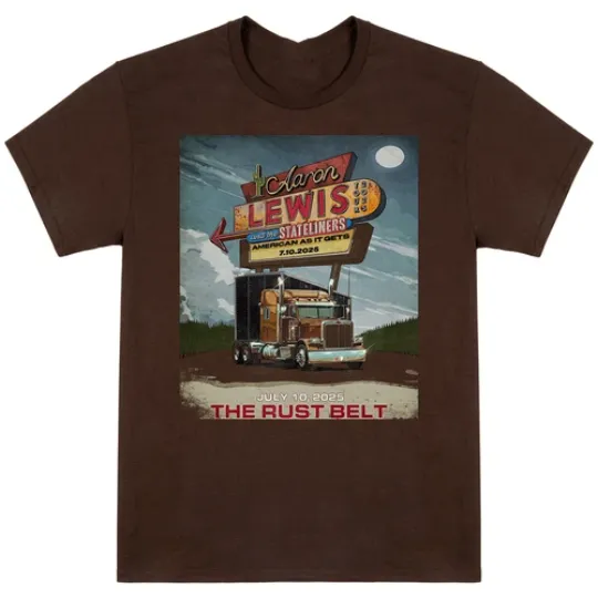 Discover Aaron Lewis Tour 2025 Gift For Fans T-shirt