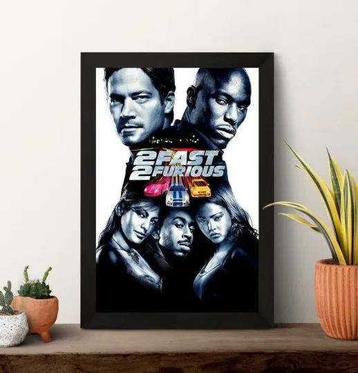 Discover 2 Fast 2 Furious Movie Poster No Frame, Wall Decor, Home Decor