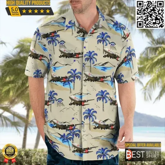 Discover Martinair Boeing 747 400bcf Aviation Aircraft Hawaiian Shirt