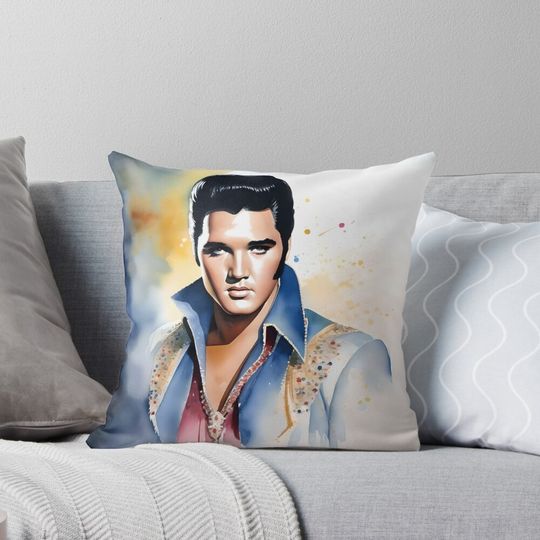 Discover Memories of Memphis The King's Birthday Portrait E Pillow