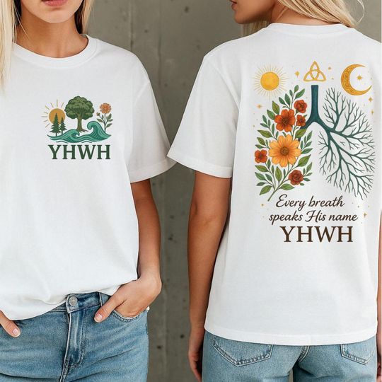 Discover YHWH Lungs Christian T-Shirt, Yhwy Spiritual Shirt