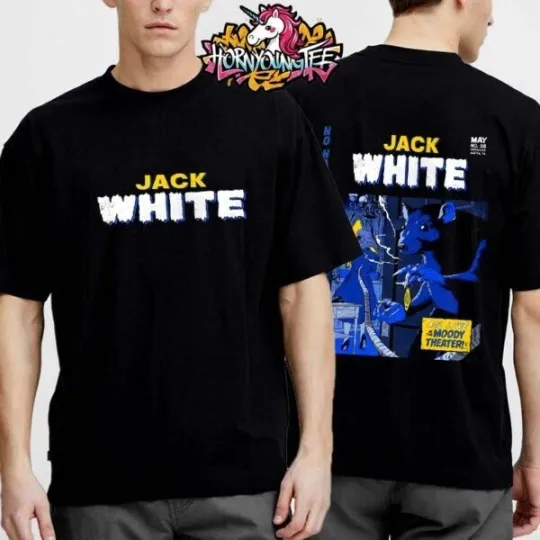 Discover JackWhite No Name World Tour 2025 Live Concert Unisex T-Shirt