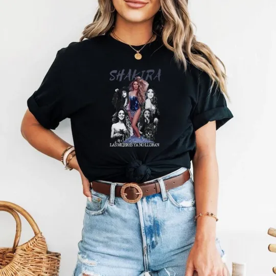 Discover Shakira Las Mujeres Ya No Lloran World Tour 2025 Shirt