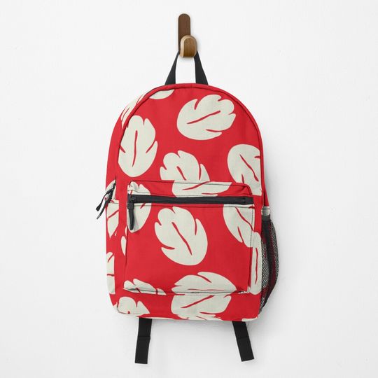 Discover Lilo tropical leaves dress pattern Backpack