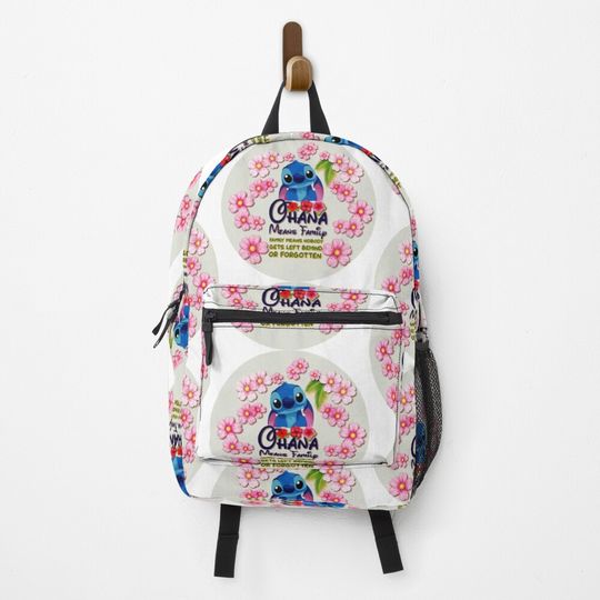 Discover Ohana means family | Stitchh  Backpack