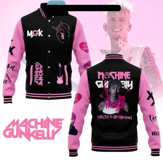 Discover Machine Gun Kelly Tickets To My Downfall Baseball Jacket
