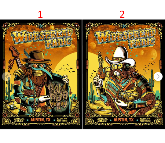 Discover Widespread Panic - Austin, TX - gigposter - 2023