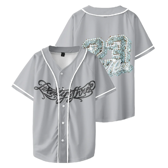 Discover Central Cee 23 Merch Baseball Jersey Casual Tshirt 3D Tee Shirt HipHop Streetwear