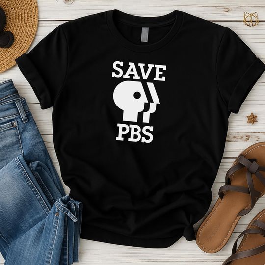 Discover Save PBS Shirt - Support Public Broadcasting T-Shirt - Retro Protest Tee