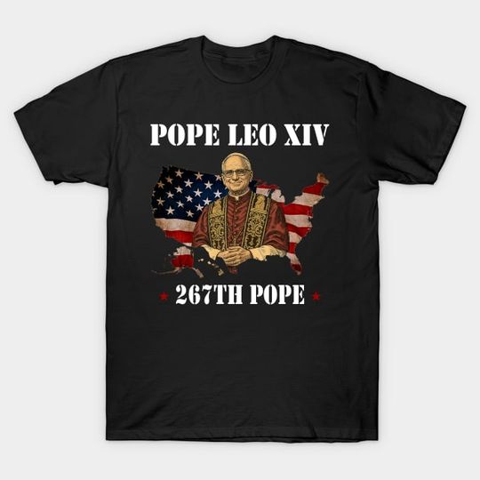 Discover God Bless Pope Leo XIV Pope Leo XIV Shirt Pope Leo XIV - Pope Leo Xiv - T-Shirt