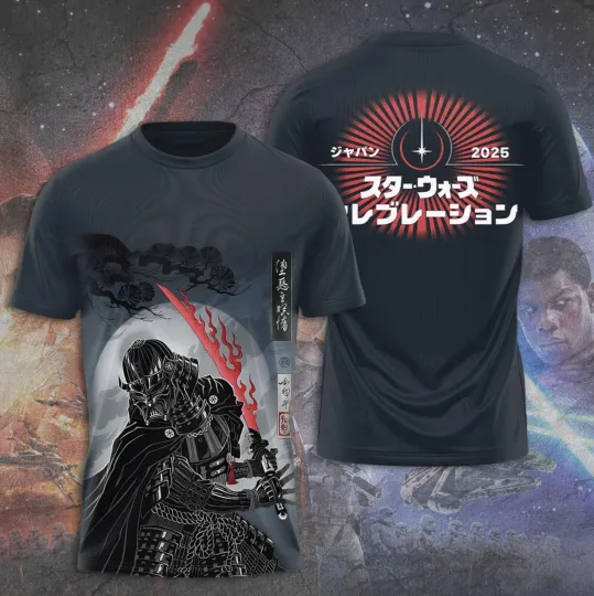 Discover Star W-ars Celebration Japan 2025 Art Show 3D T-Shirt Gift For Fans