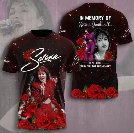 Discover Selena Quintanilla Perez 3D T-Shirt