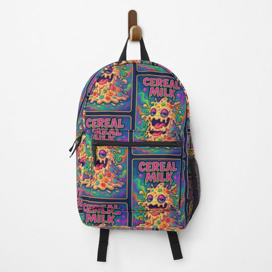 Discover Cereal Milk Trip – Psychedelic Stoner Breakfast Beast Backpack