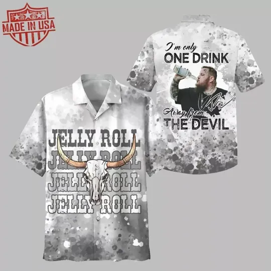 Discover Jelly Roll 3D Hawaiian Shirt Great new new hot shirt Cool new shirt