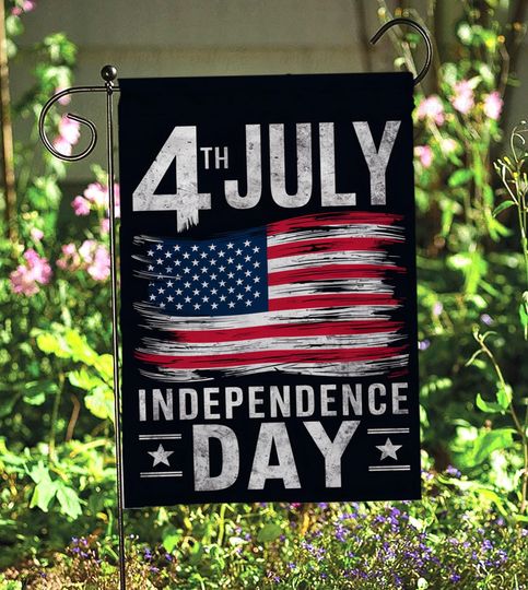 Discover 4th Of July Independence Day Garden Flag, Fourth July America Garden Flag