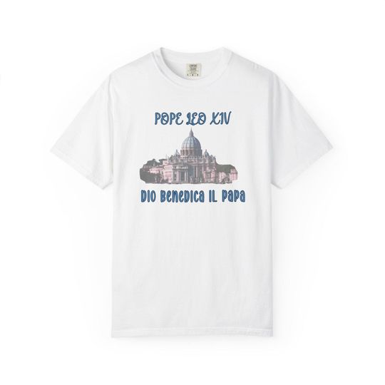 Discover Vintage Pope Leo XIV T-Shirt, Relaxed Fit Graphic Tee, Perfect for Church Events