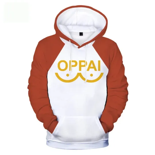 Discover Japanese Anime OPM Saitama Oppai Cosplay Costume Autumn 3D Print Hoodies