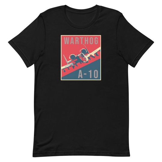 Discover A-10 Warthog Thunderbolt II Fairchild Republic Hog Ground Attack t-shirt