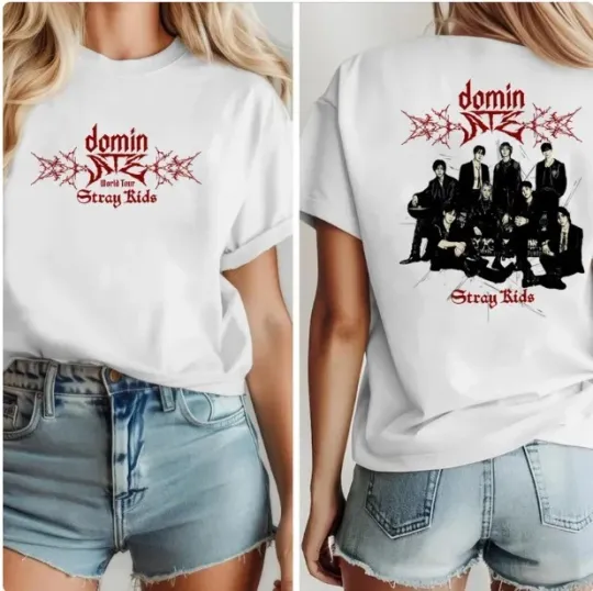 Discover Stray Kids Ate World Tour Fan Shirt, Stray Kids Domin Ate 2025 World Tour