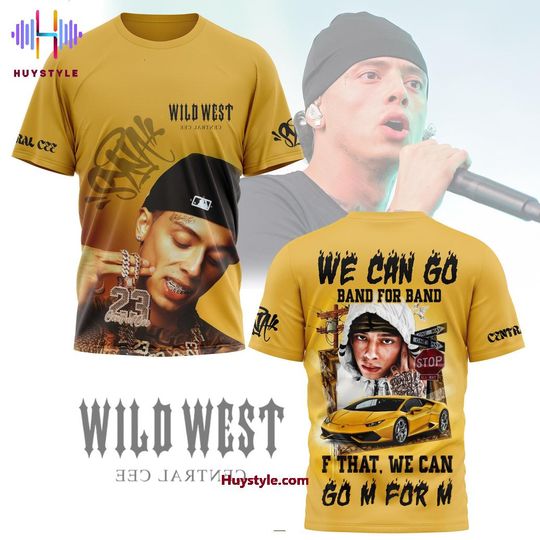 Discover Central Cee Wild West We Can Go Band For Band 3D T-Shirt