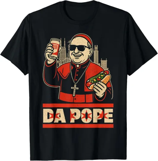Discover Da Pope From America Chicago Pope Leo XIV Provost Unisex T-Shirt