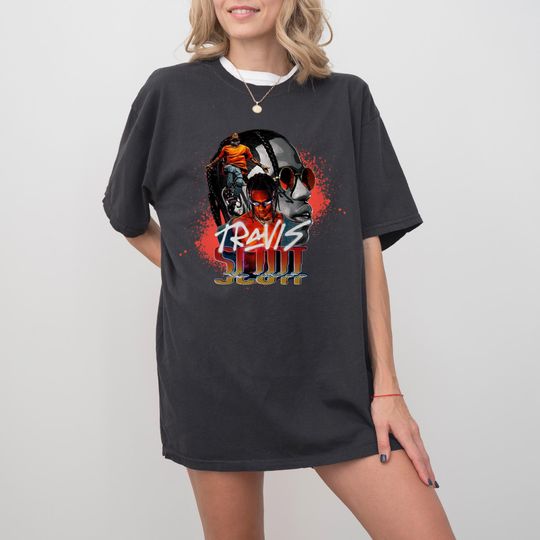 Discover Travis Shirt, John & Rock Pro Wrestling Graphic Tee, Hip Hop Concert Trendy Rapper Shirt
