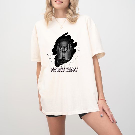 Discover Travis Utopia Album Graphic T-Shirt, Vibrant Graphic Concert T-Shirt