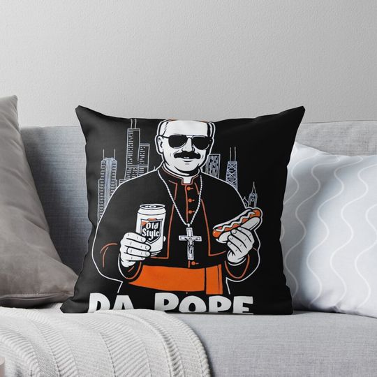 Discover Chicago Pope Leo XIV Da Pope Pillow