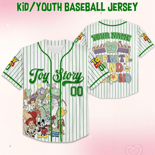 Discover Custom Disneyyy toy stories Characters Baseball Jersey Sport Team, Kids Youth Adult Disneyyy
