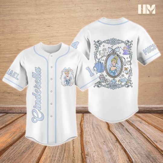 Discover Custom Cinde Princess Baseball Jersey
