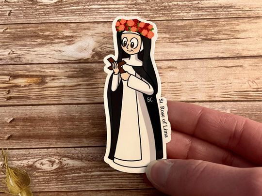 Discover St. Rose of Lima Sticker