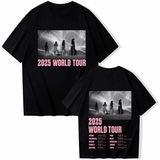 Discover Pink Tour 2025 T-shirt Man Women Harajuku T Shirt