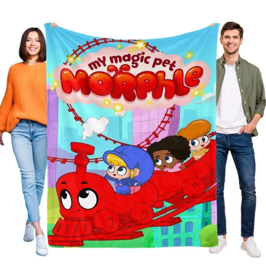 Discover Morphle and the Magic Pets Blanket Throw Soft Flannel Blanket Birthday Gift