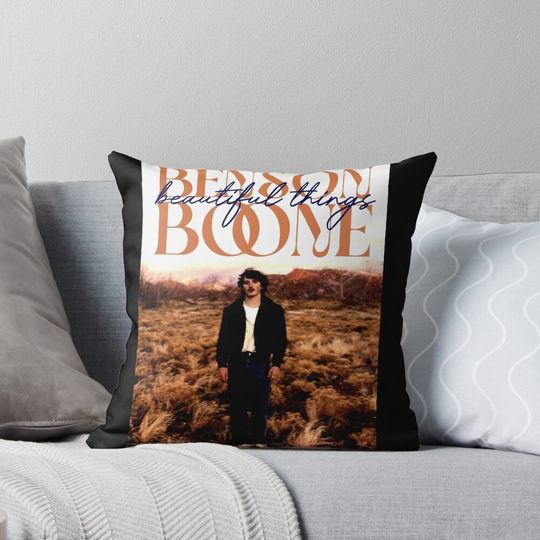 Discover Vintage Singer World Tour 2025 Benson Boone Pillow