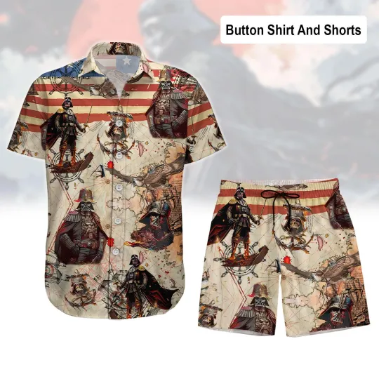 Discover Starr Warss Darthh Vaderr Pirates Hawaiian Shirt Anakin Skywalker Button Shirt Summe