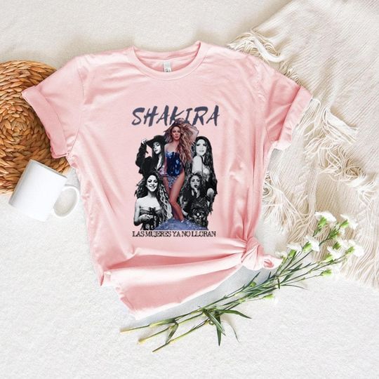 Discover Shakira 2025 Concert Shirt, Las Mujeres Ya No Lloran Shakira 2025 Tour T-Shirt