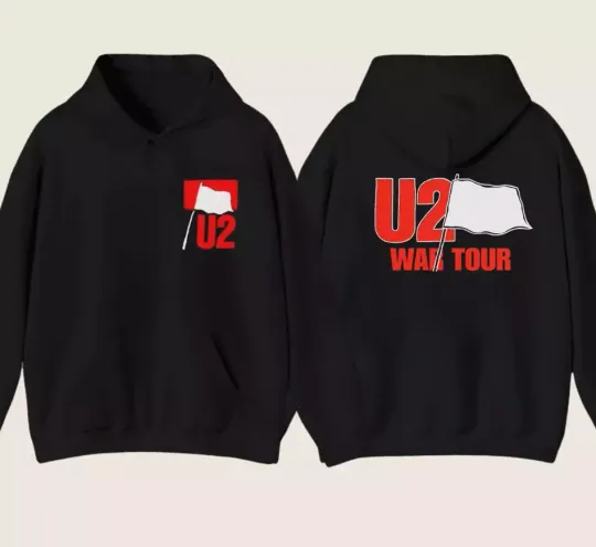 Discover two sides hoodie, The U2 War Tour Music Band Unisex Hoodie