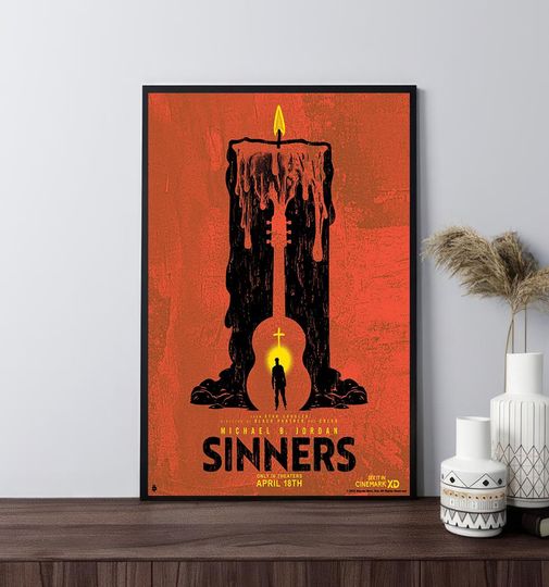 Discover Sinners (2025) Movie Poster,Office Poster,Canvas Poster,Wall Art,Room Decor