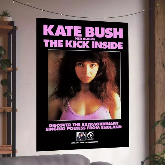 Discover Kate Bush 'The Kick Inside' Album Poster2, 2025 Poster